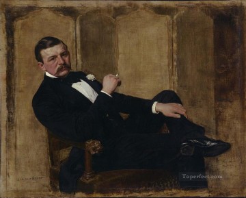 Jan van Beers Painting - Portrait of a Man Jan van Beers